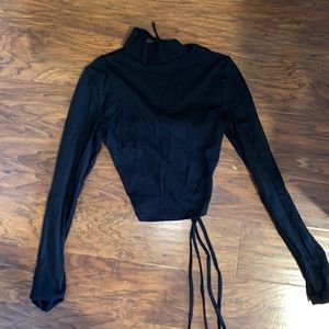 OPEN BACK!!! Black long sleeve!